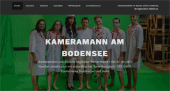 Desktop Screenshot of kameramann-bodensee.com