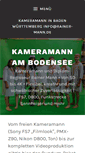 Mobile Screenshot of kameramann-bodensee.com